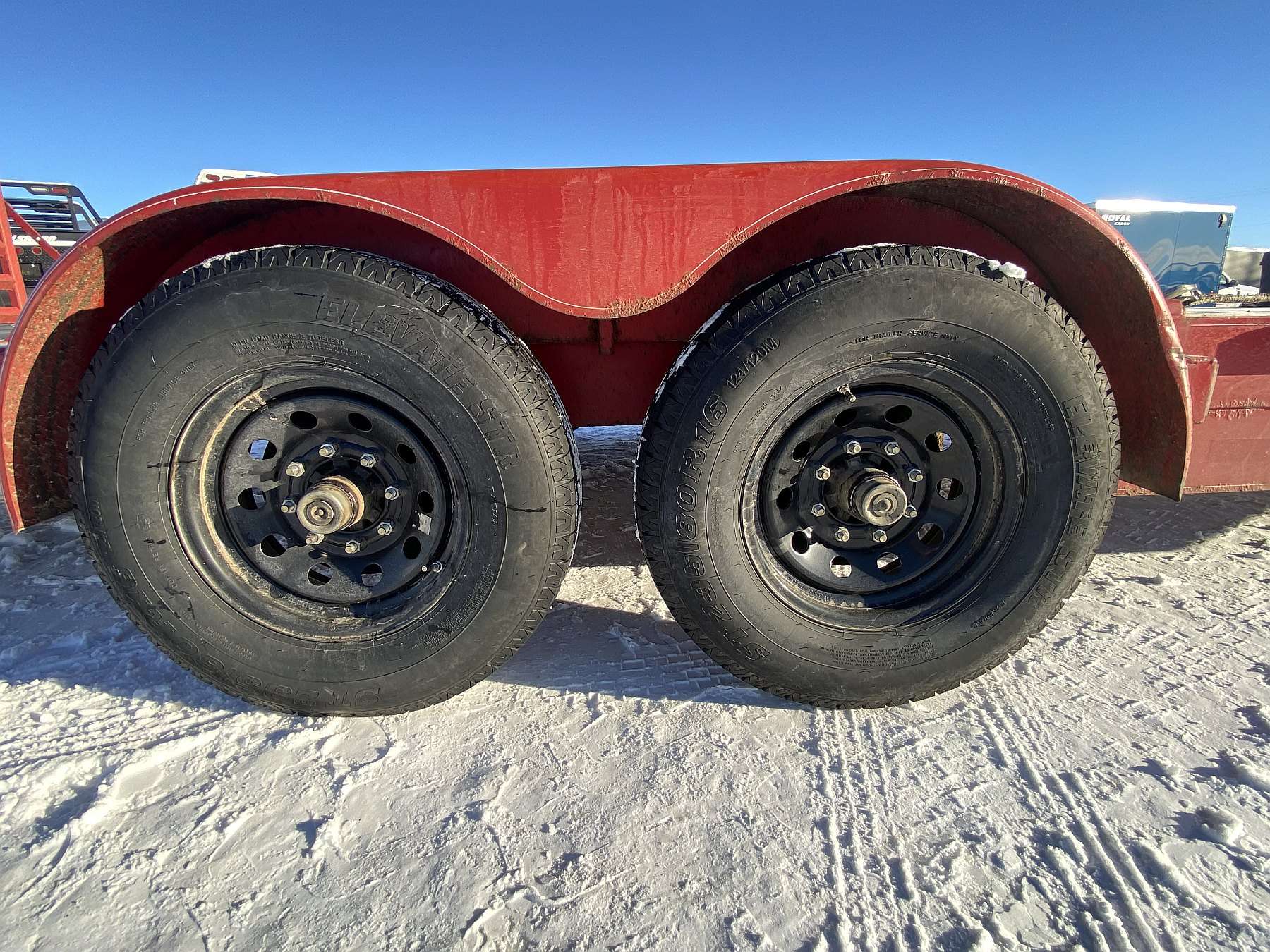 Used 2021 Trailtech 20' Flat Deck Trailer w/ Winch