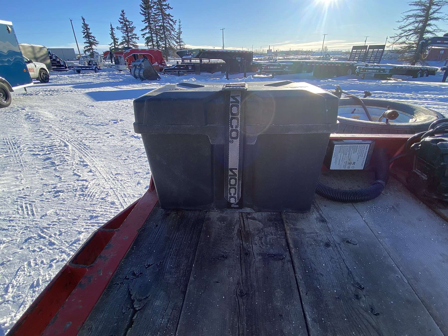 Used 2021 Trailtech 20' Flat Deck Trailer w/ Winch