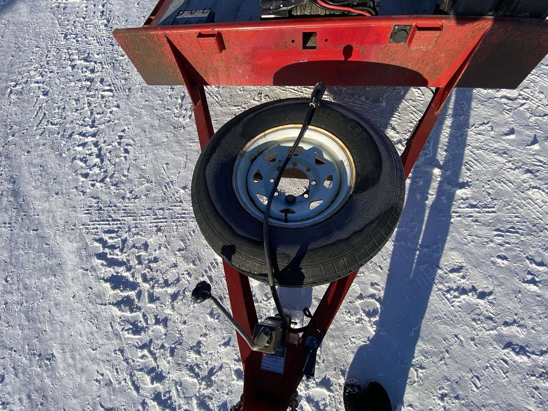 Used 2021 Trailtech 20' Flat Deck Trailer w/ Winch