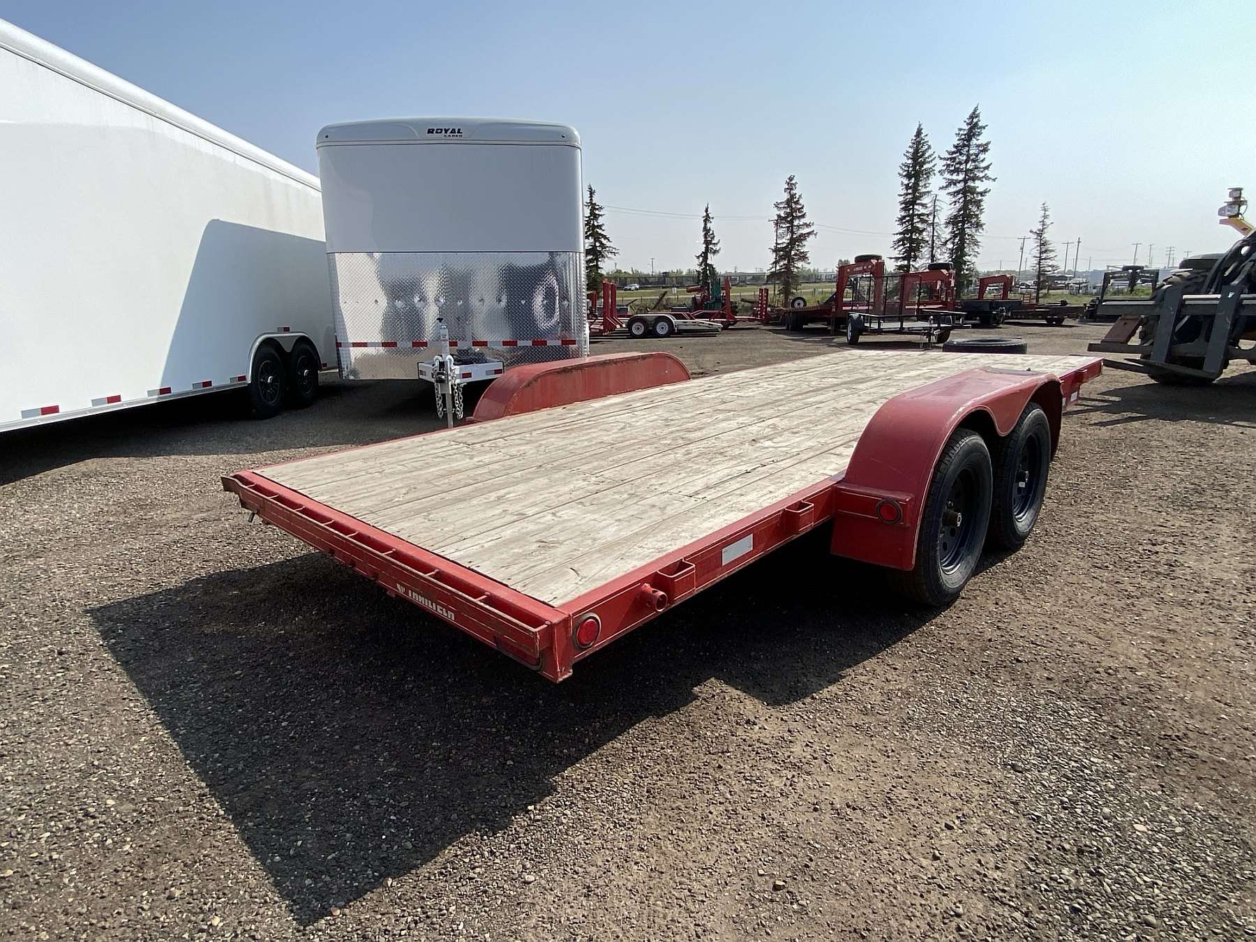 Used 2021 Trailtech CELR235 Flatdeck Trailer - 18'