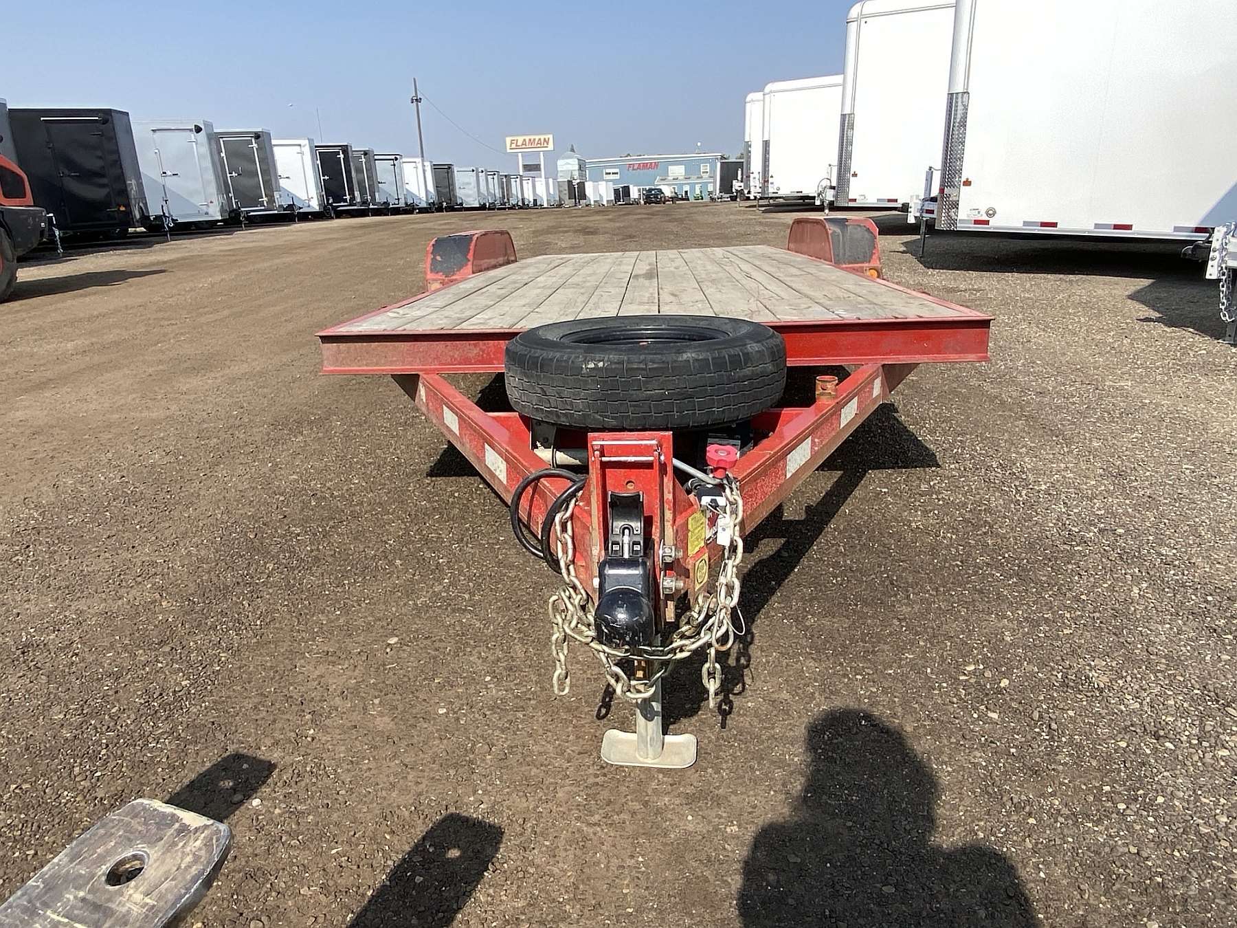 Used 2021 Trailtech CELR235 Flatdeck Trailer - 18'