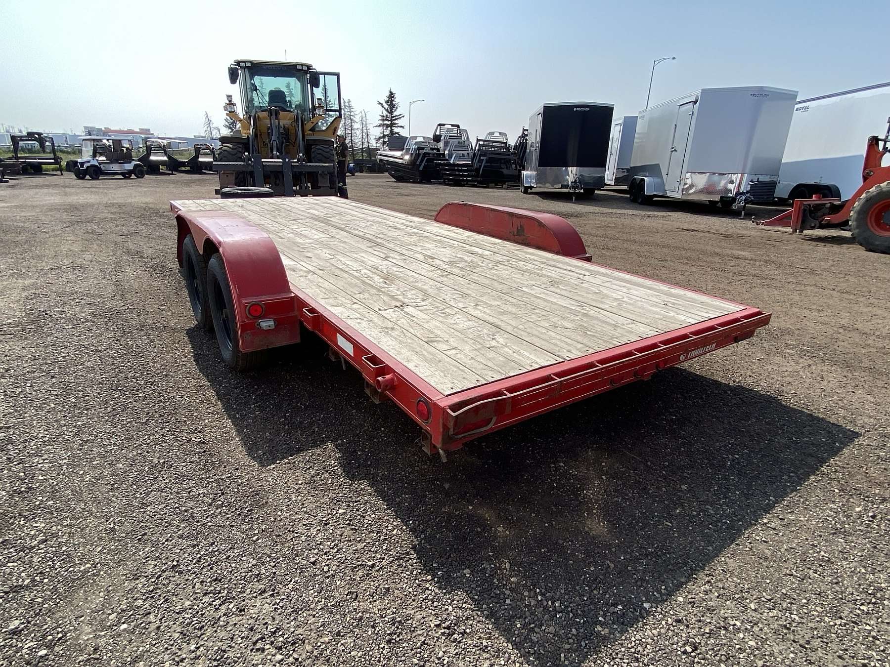 Used 2021 Trailtech CELR235 Flatdeck Trailer - 18'