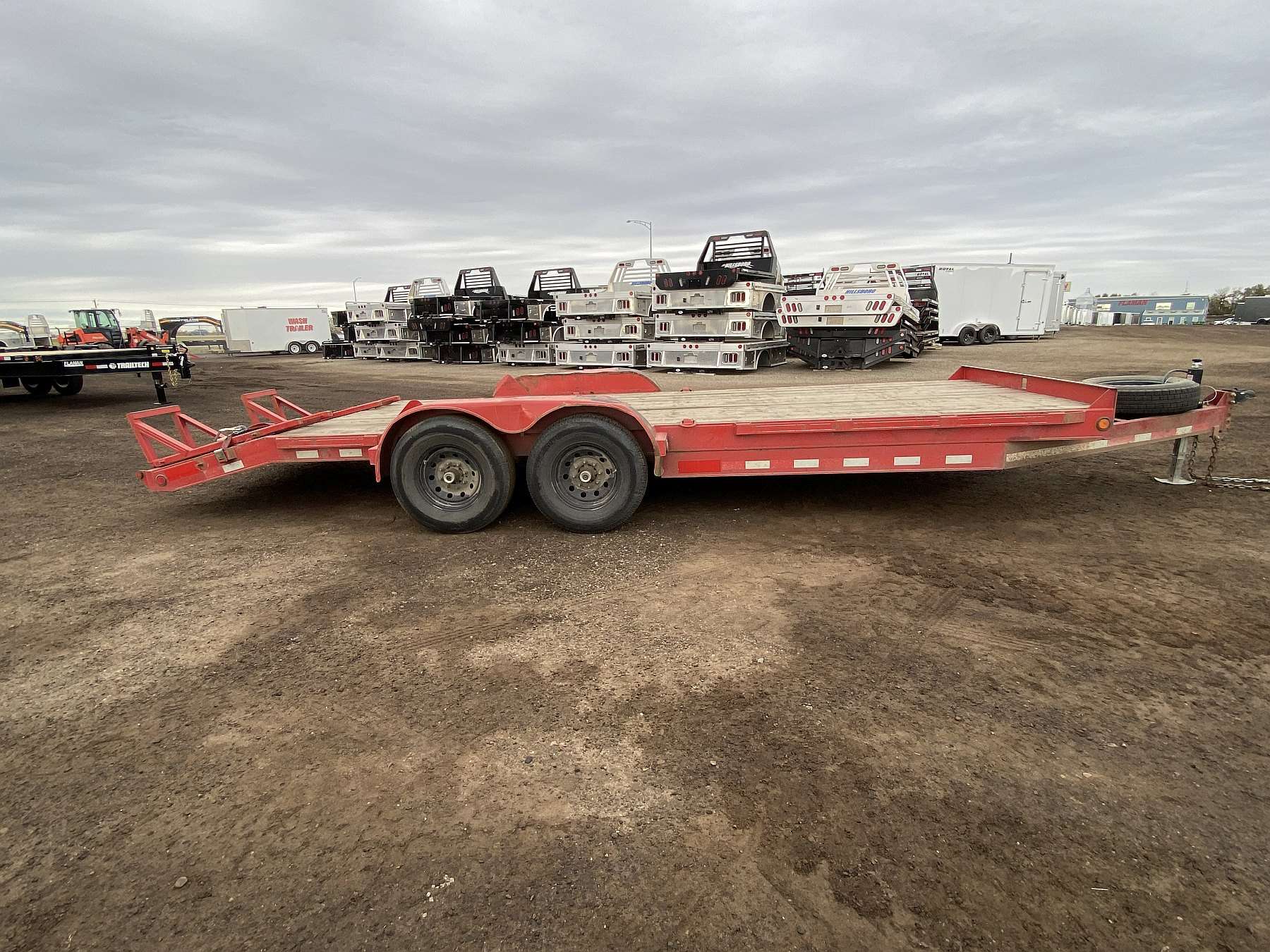 Used 2021 Trailtech CELR270- 20' Flat Deck Trailer