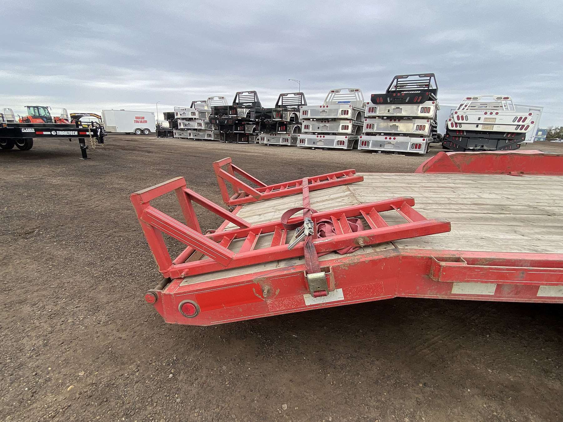 Used 2021 Trailtech CELR270- 20' Flat Deck Trailer