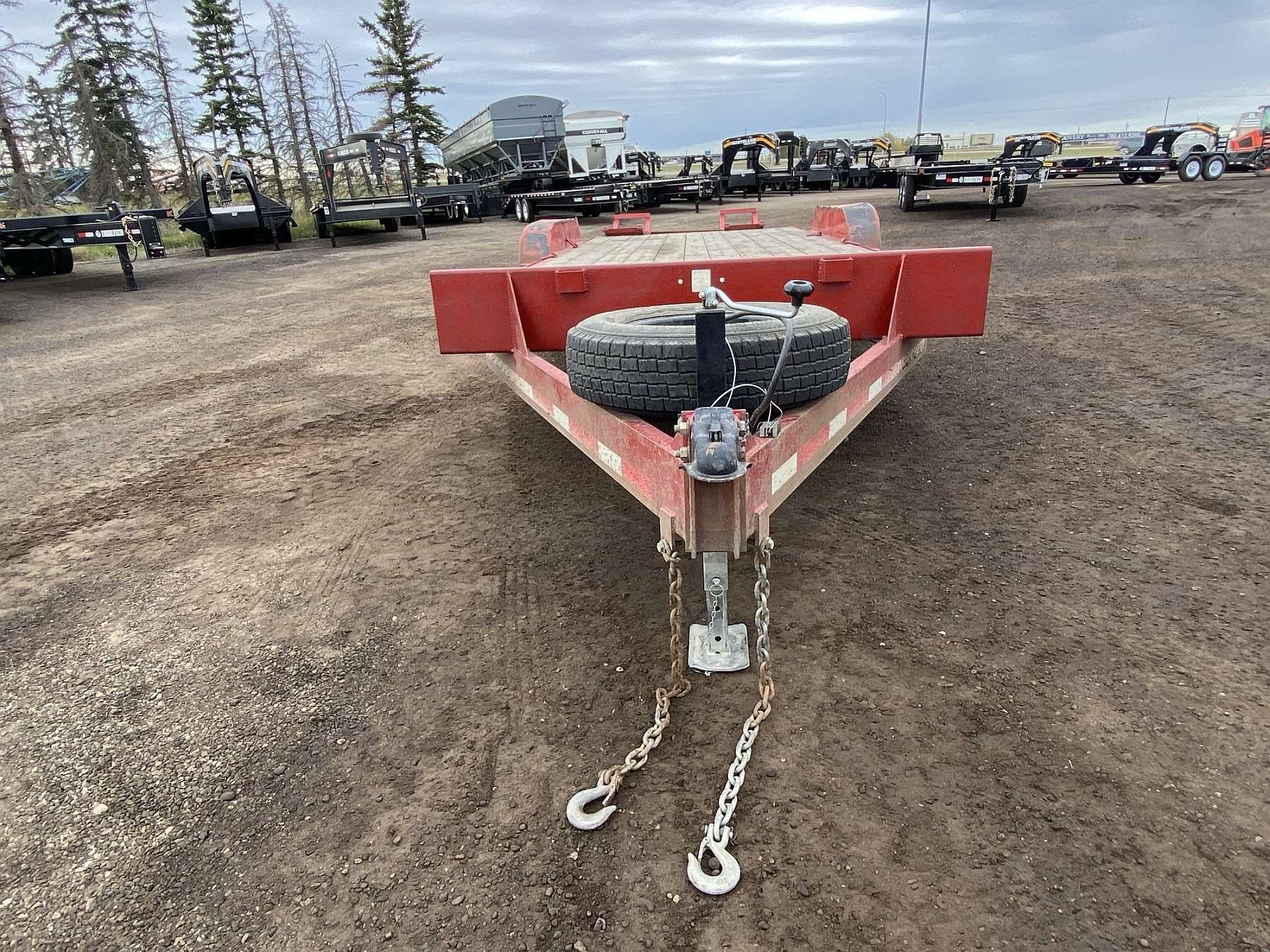 Used 2021 Trailtech CELR270- 20' Flat Deck Trailer