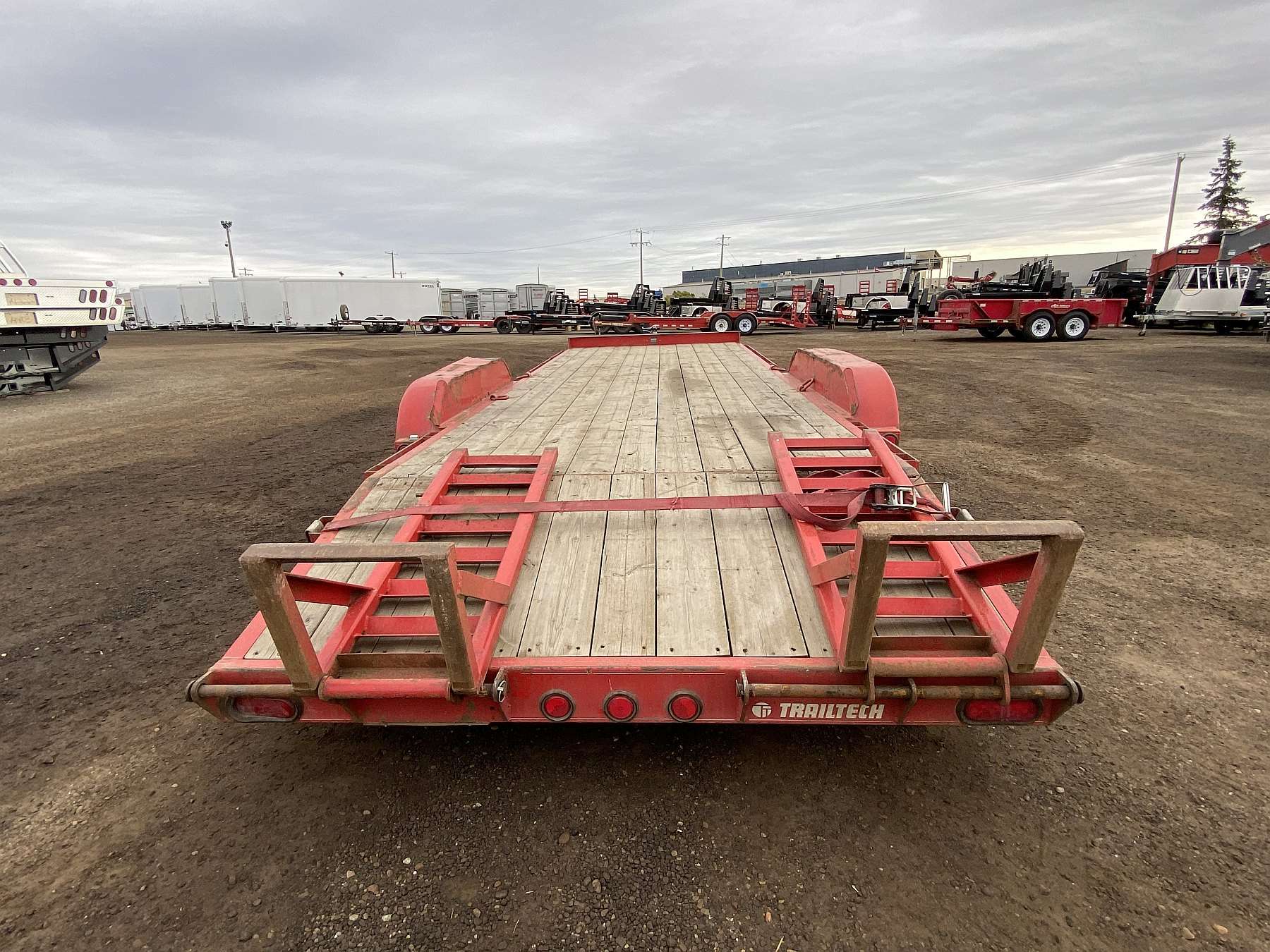 Used 2021 Trailtech CELR270- 20' Flat Deck Trailer