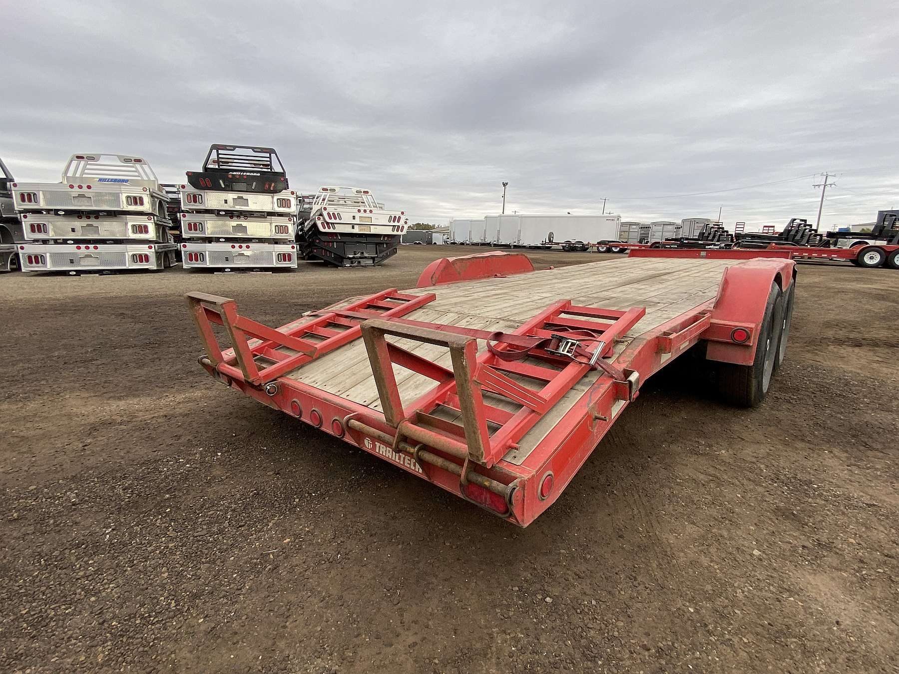 Used 2021 Trailtech CELR270- 20' Flat Deck Trailer