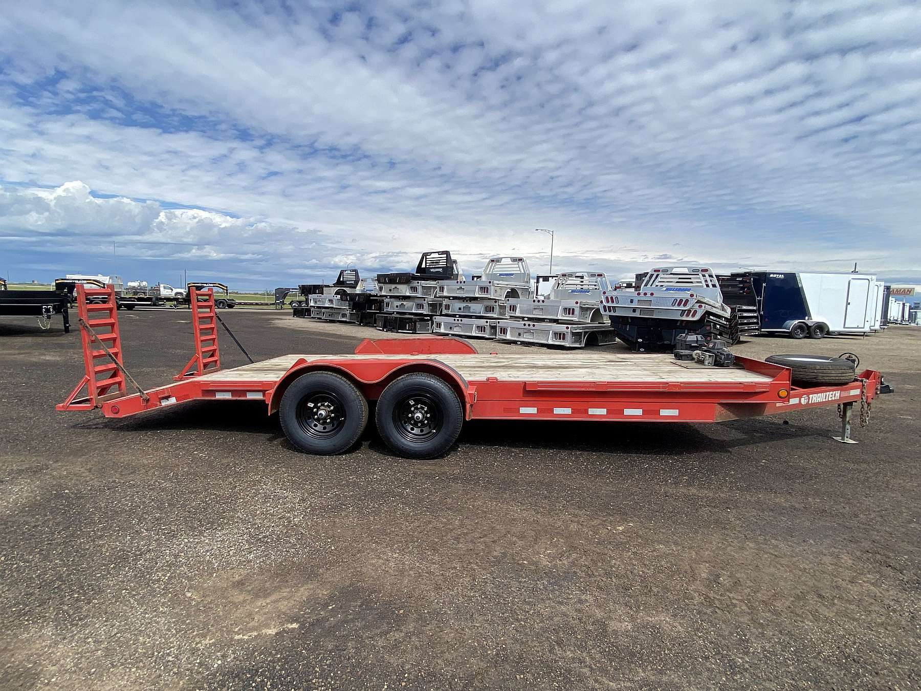 Used 2021 Trailtech CELR270 Flatdeck Trailer - 20'