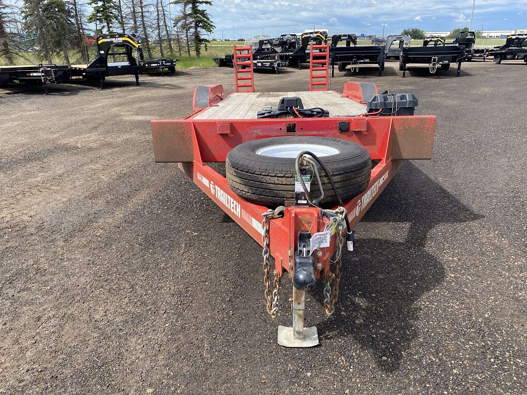 Used 2021 Trailtech CELR270 Flatdeck Trailer - 20'