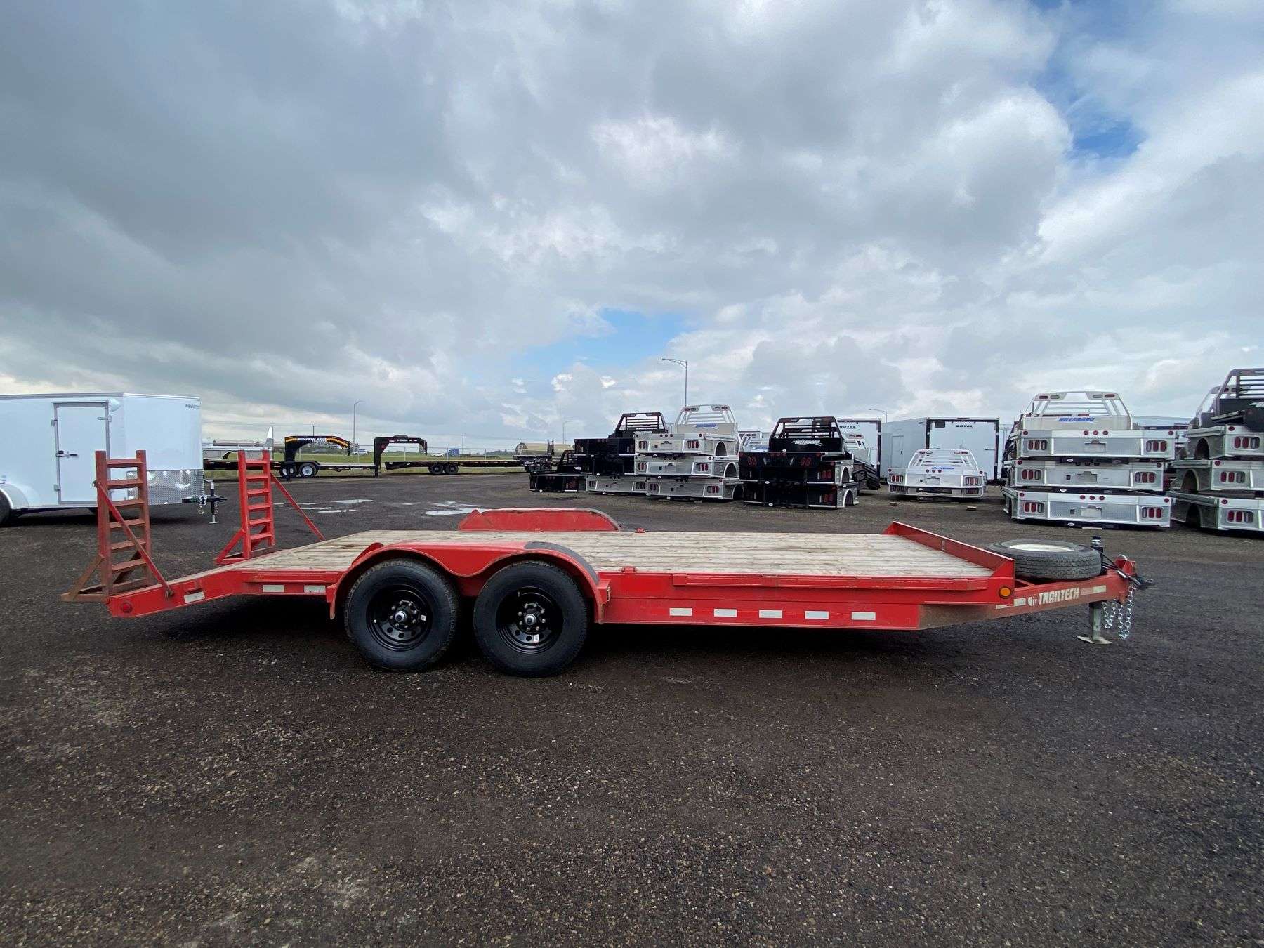 Used 2021 Trailtech CELR270 Flatdeck Trailer - 20'