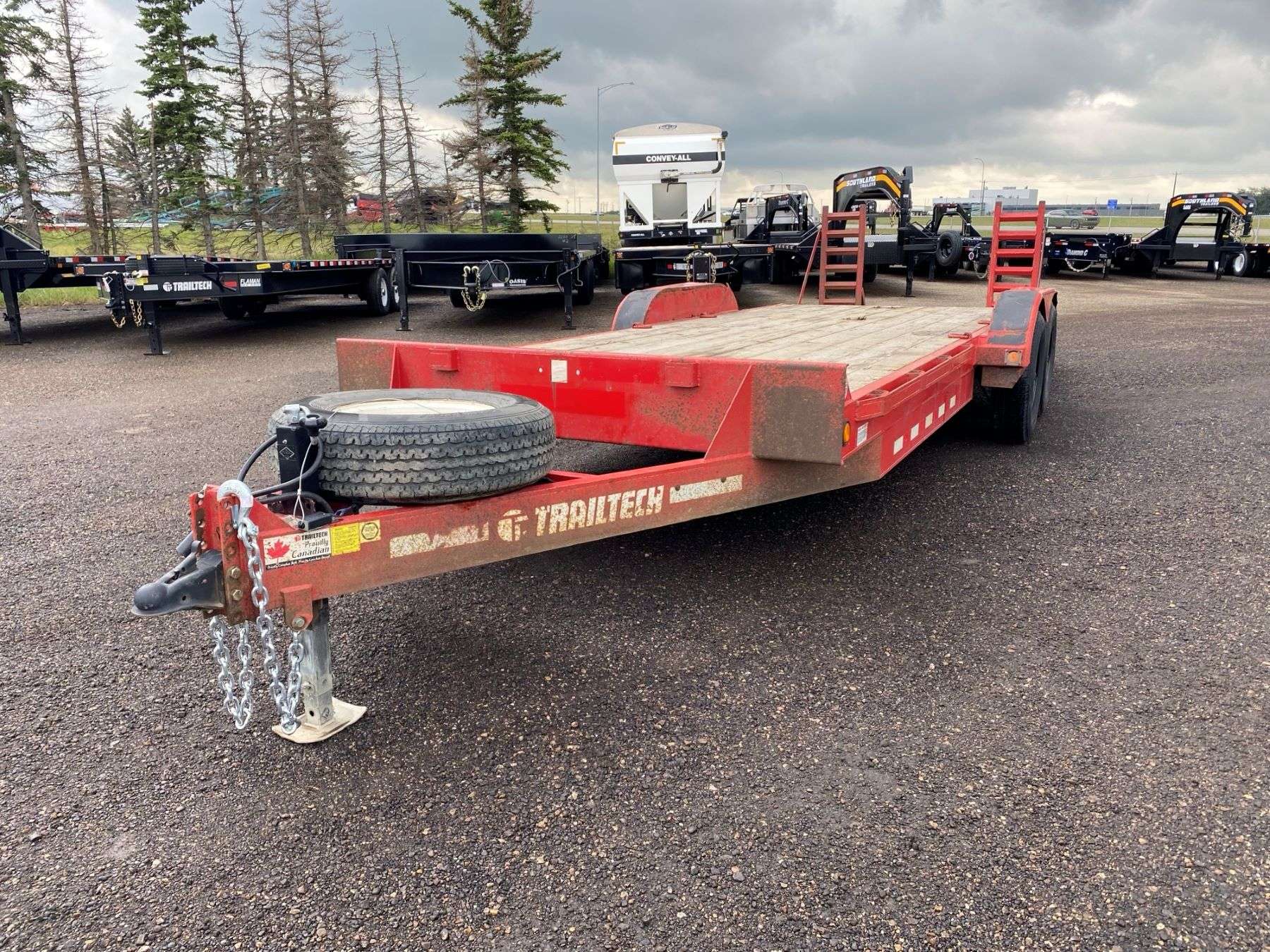 Used 2021 Trailtech CELR270 Flatdeck Trailer - 20'