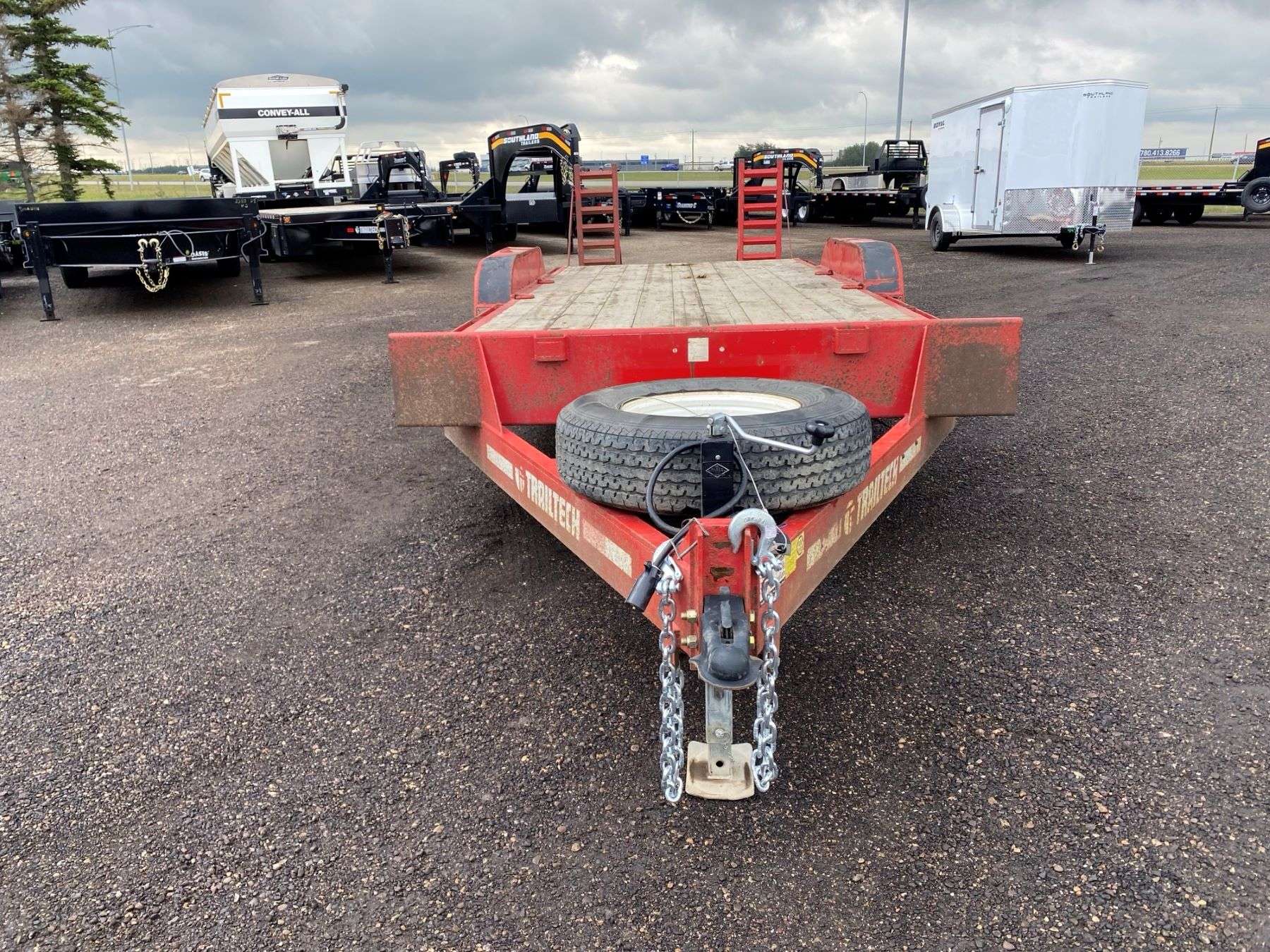 Used 2021 Trailtech CELR270 Flatdeck Trailer - 20'