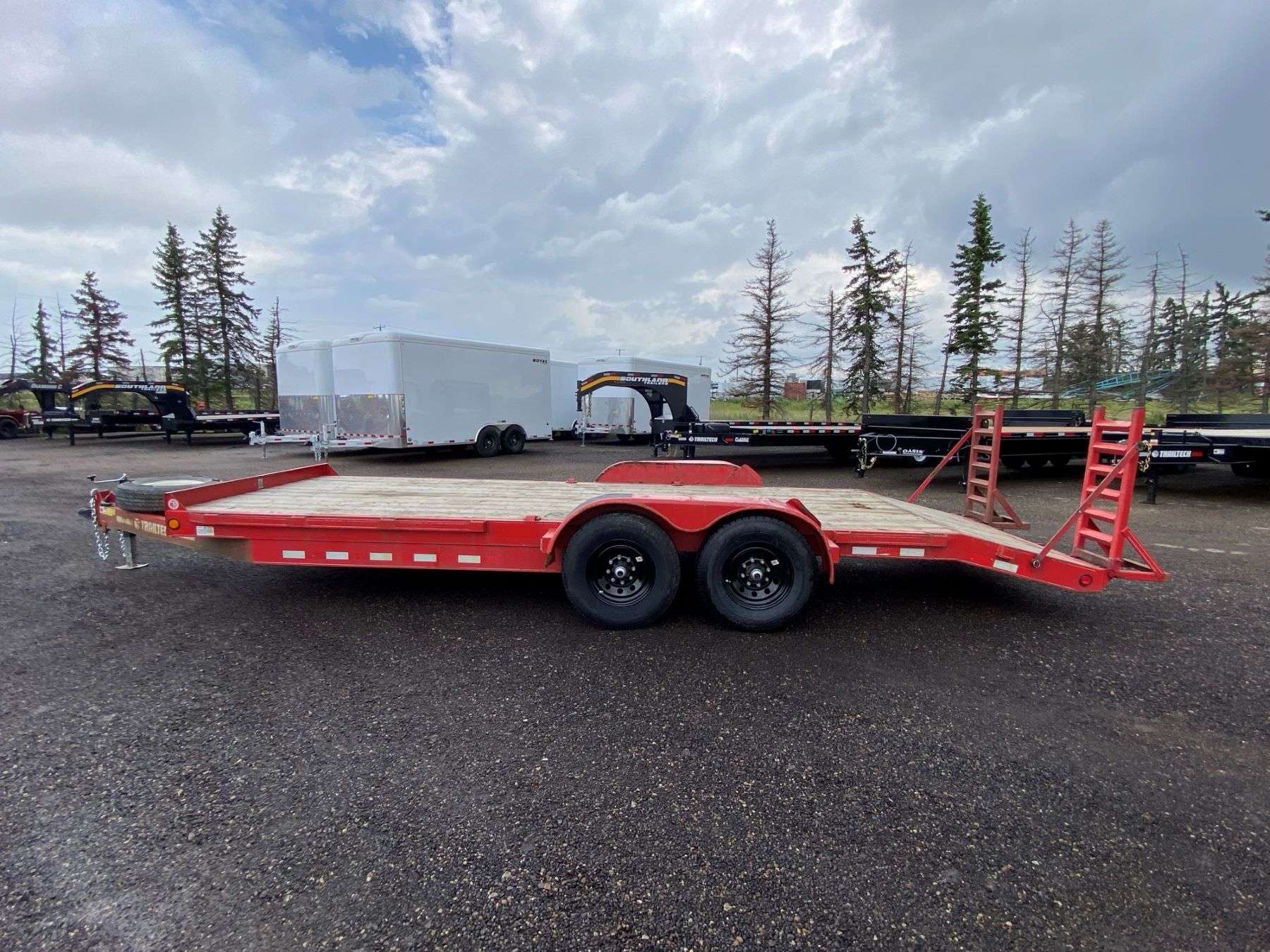 Used 2021 Trailtech CELR270 Flatdeck Trailer - 20'