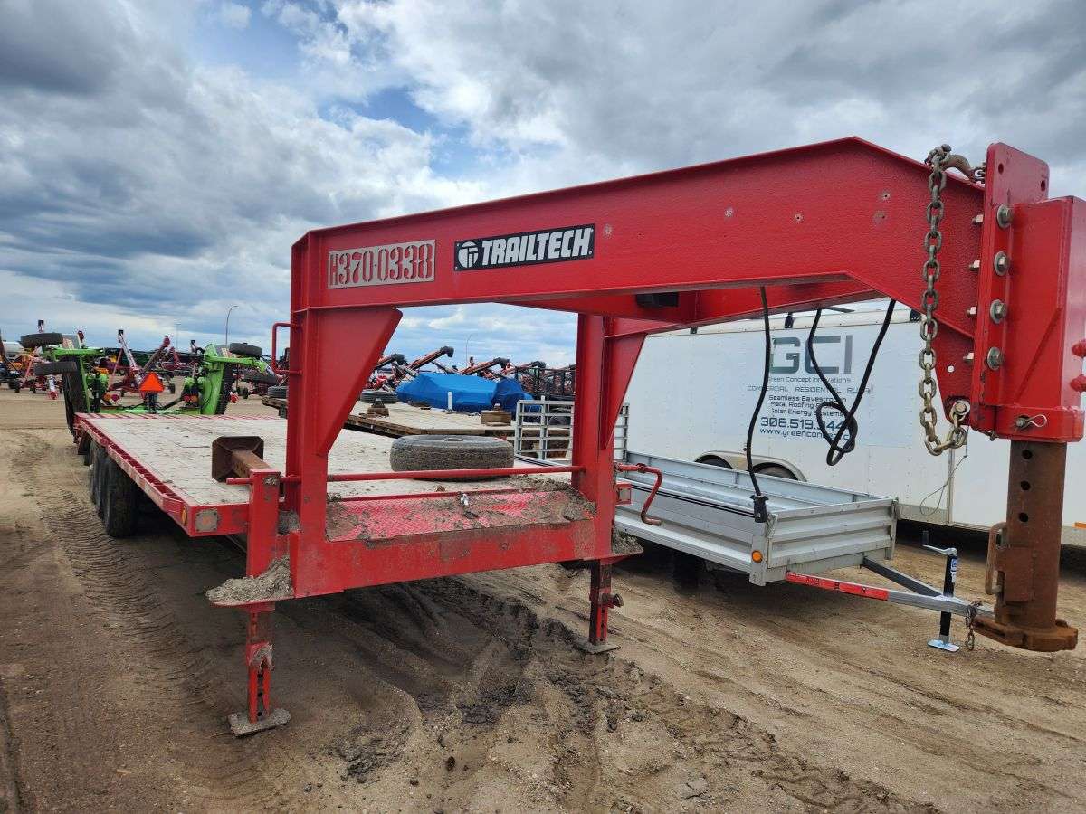 Used 2021 Trailtech H370 8' x 24' Flat Deck