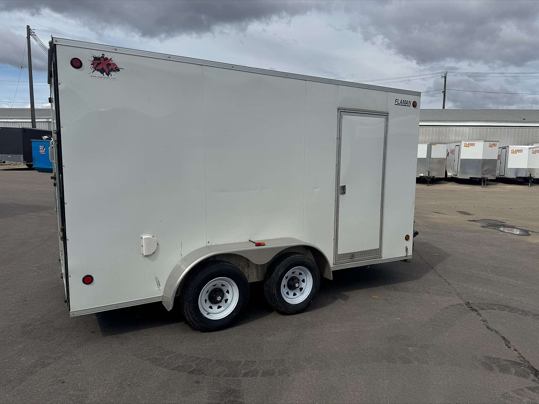 Used 2022 CJay 7'x14' Enclosed Cargo Trailer