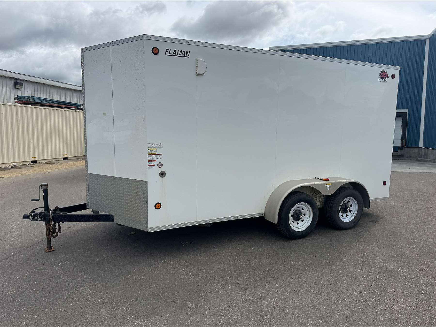 Used 2022 CJay 7'x14' Enclosed Cargo Trailer