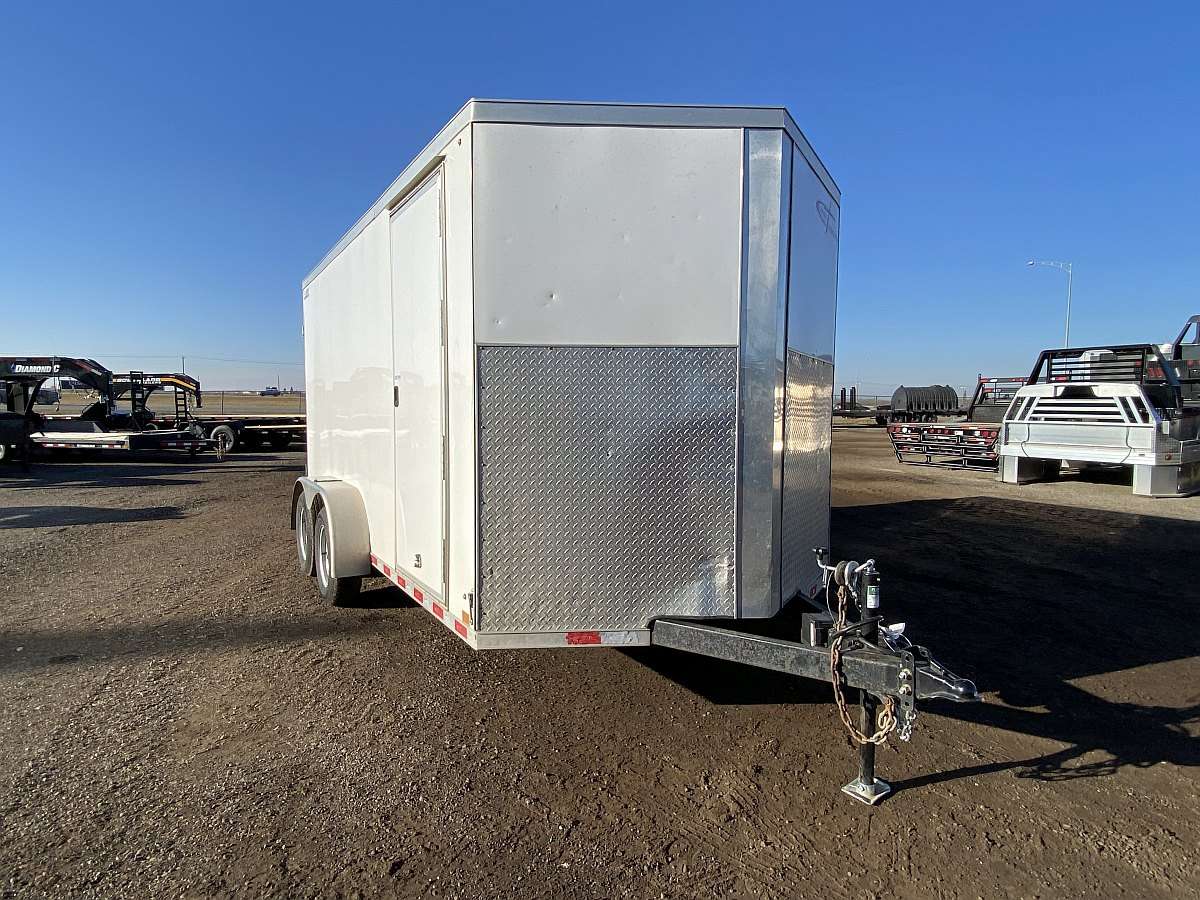 Used 2022 Cross 7'x14' Enclosed Cargo Trailer