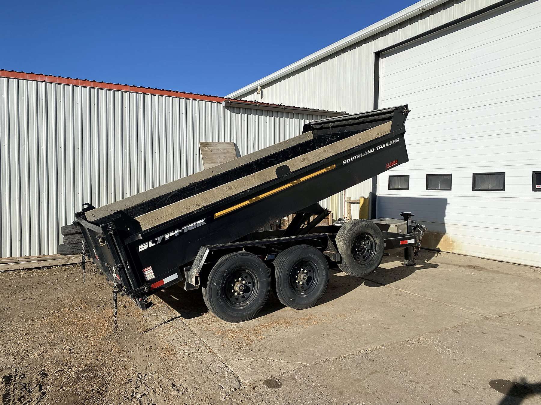 Used 2022 Southland 7'x14'-16K Dump Trailer