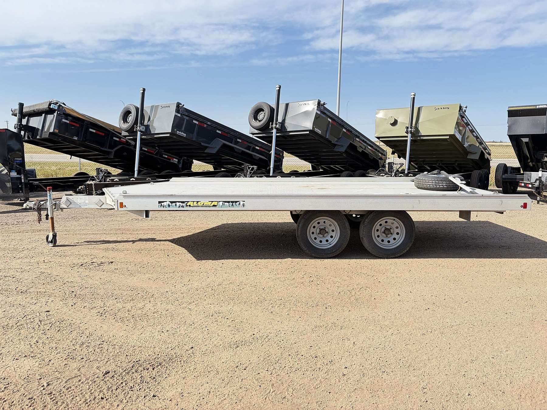 Used 2023 Aluma 8616-15 Aluminum Sled Trailer