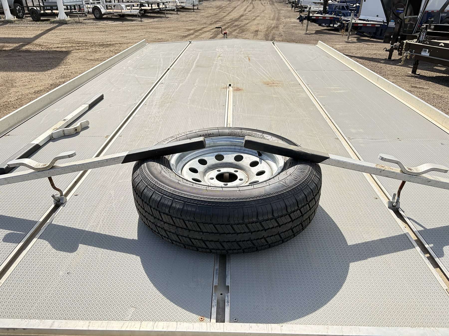 Used 2023 Aluma 8616-15 Aluminum Sled Trailer