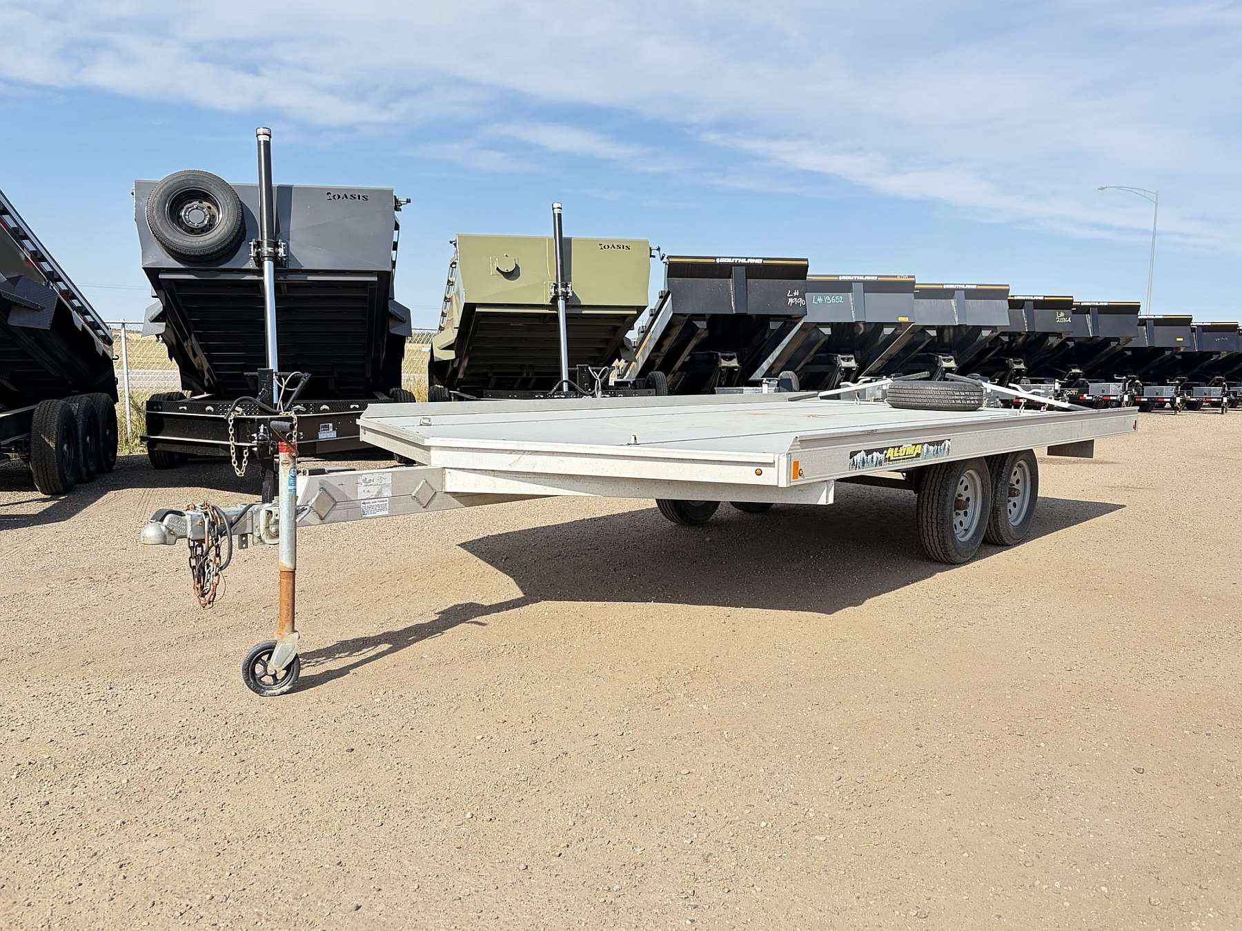 Used 2023 Aluma 8616-15 Aluminum Sled Trailer