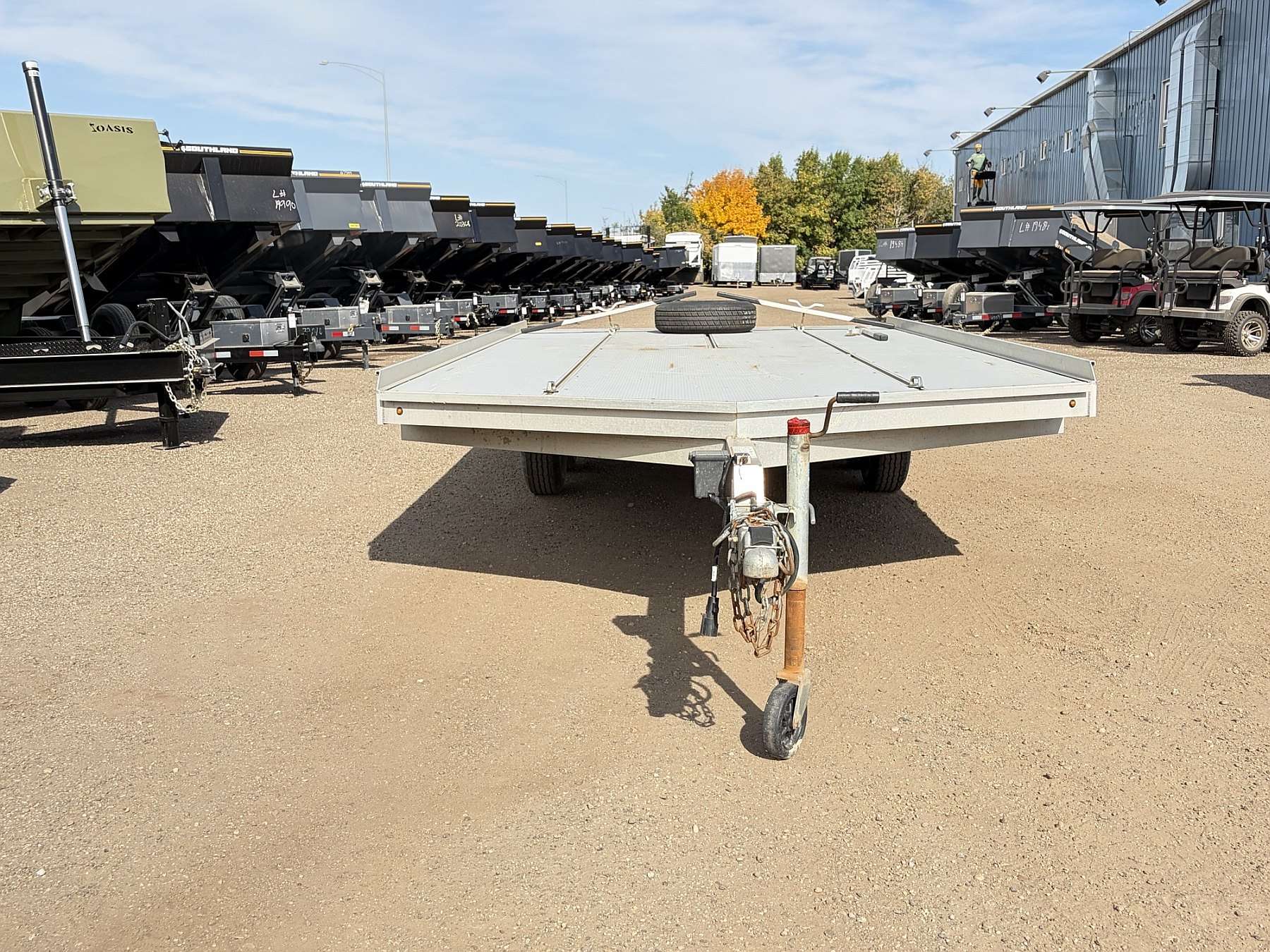 Used 2023 Aluma 8616-15 Aluminum Sled Trailer