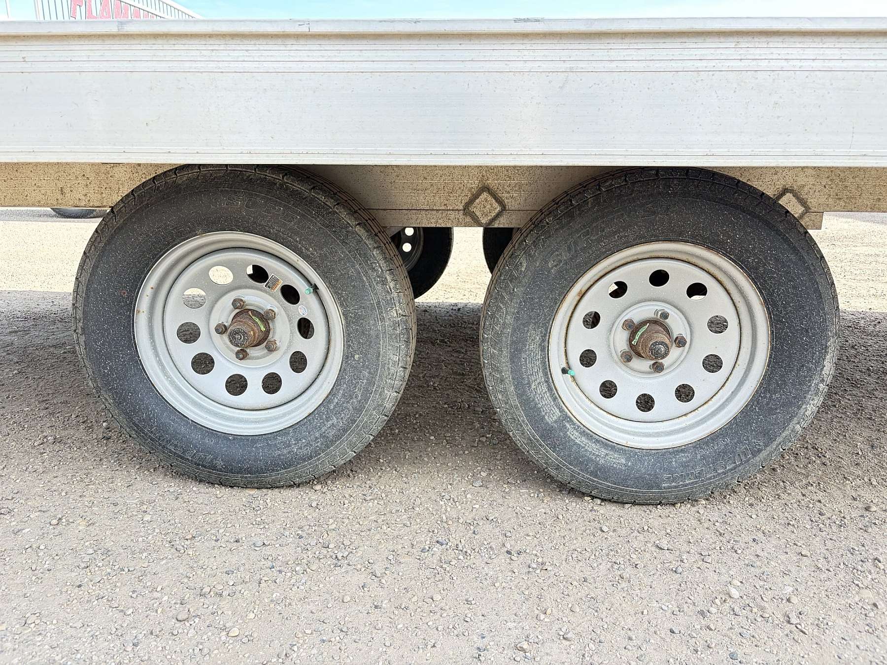 Used 2023 Aluma 8616-15 Aluminum Sled Trailer