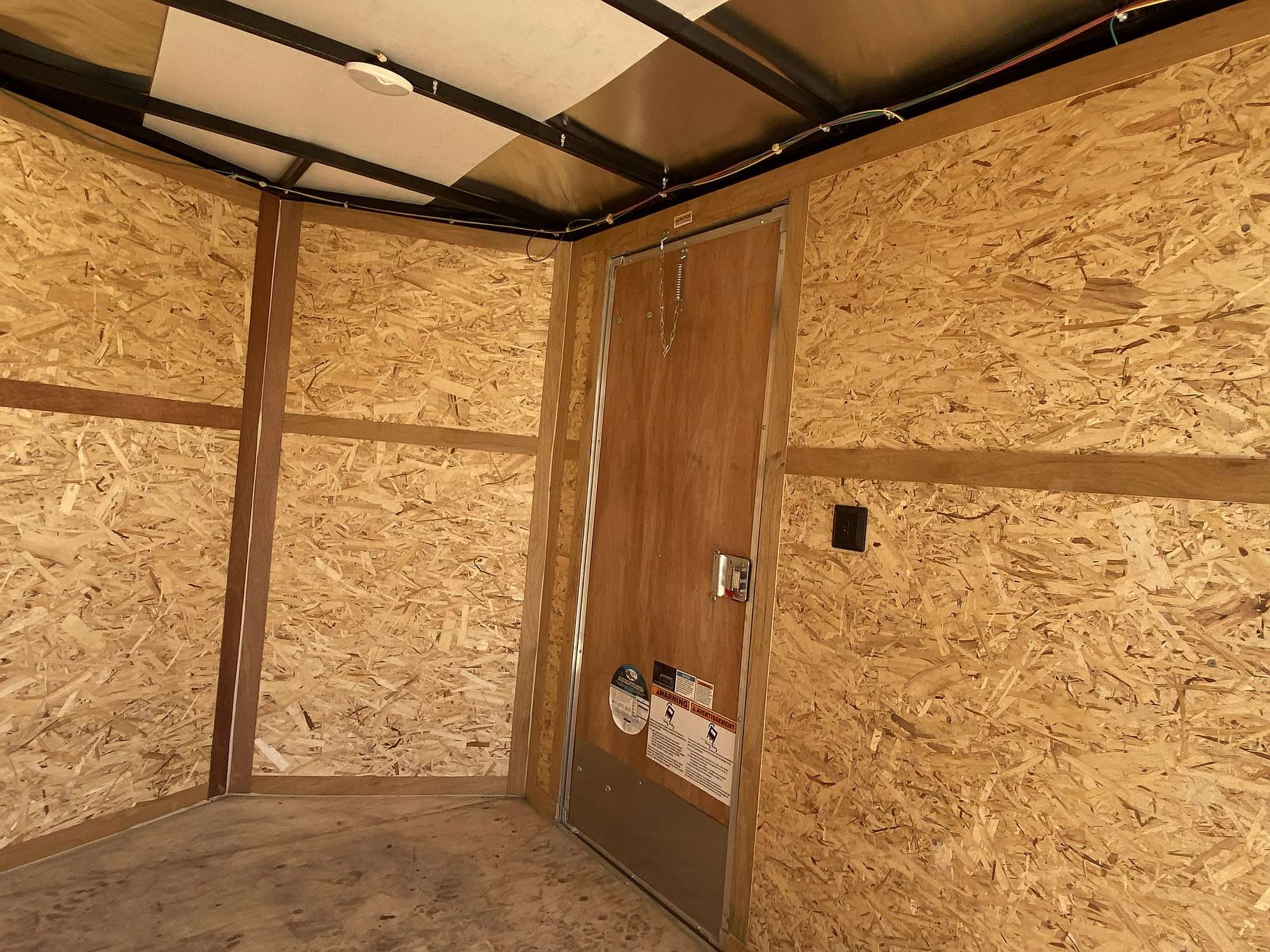 Used 2023 Forest River 6'x10' Enclosed Cargo Trailer