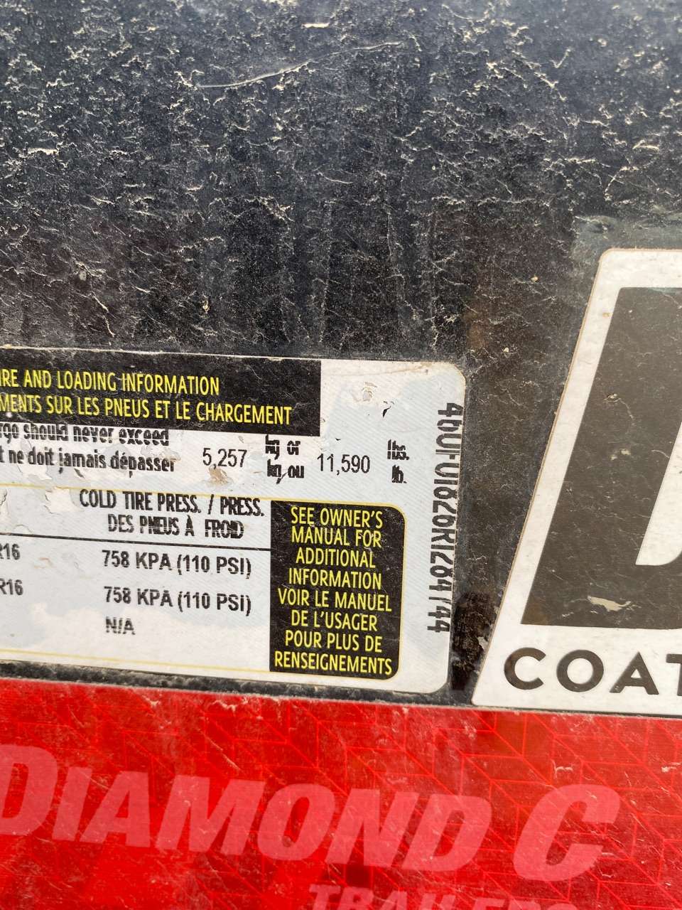 Used 2024 Diamond C LPX 8'6" x 18' Flat Deck