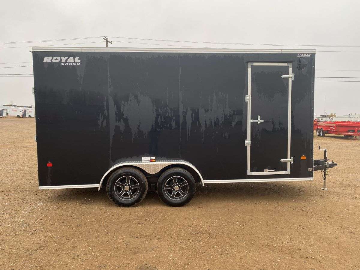 Used 2024 Royal 7'x18' Enclosed Trailer