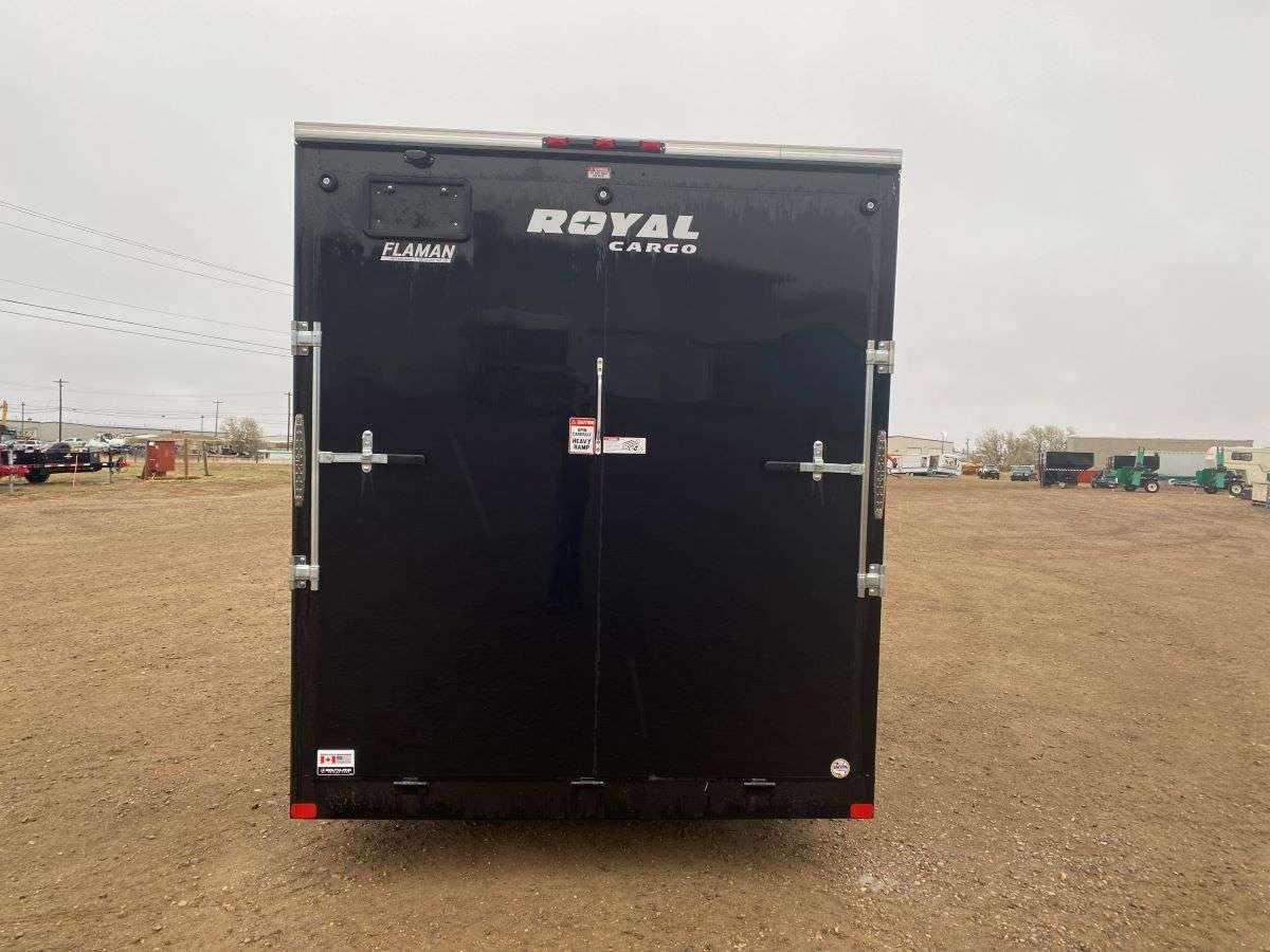 Used 2024 Royal 7'x18' Enclosed Trailer