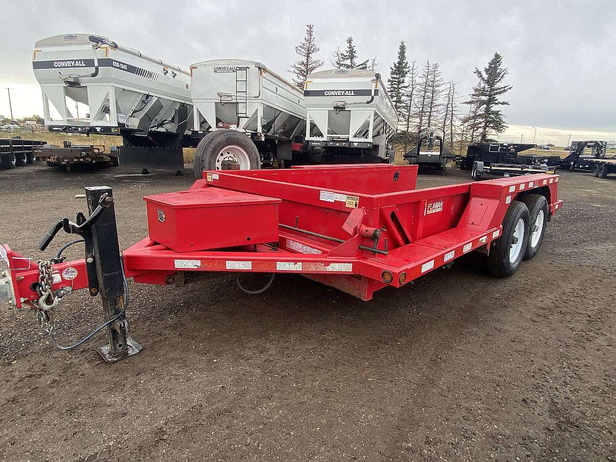 Used Behnke 14' Drop-Down Tandem Axle Trailer