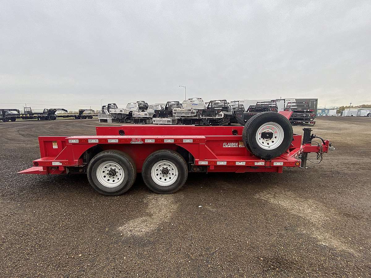 Used Behnke 14' Drop-Down Tandem Axle Trailer