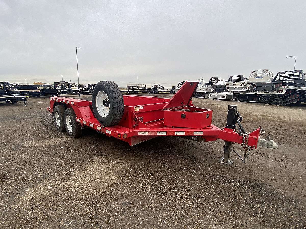 Used Behnke 14' Drop-Down Tandem Axle Trailer