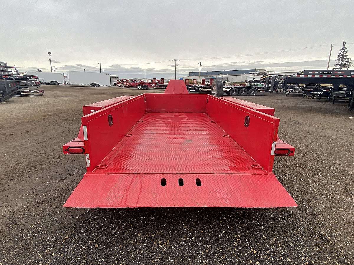 Used Behnke 14' Drop-Down Tandem Axle Trailer