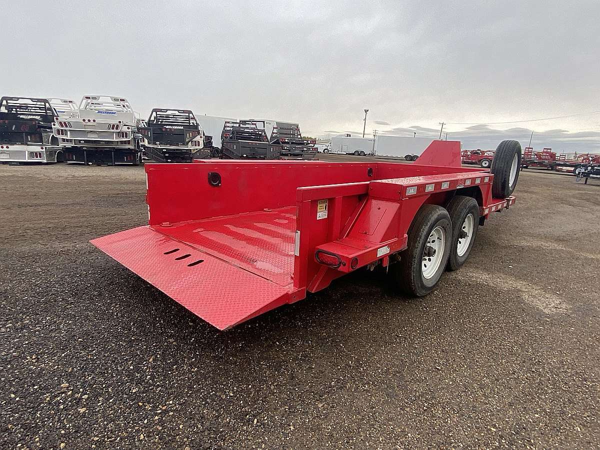 Used Behnke 14' Drop-Down Tandem Axle Trailer