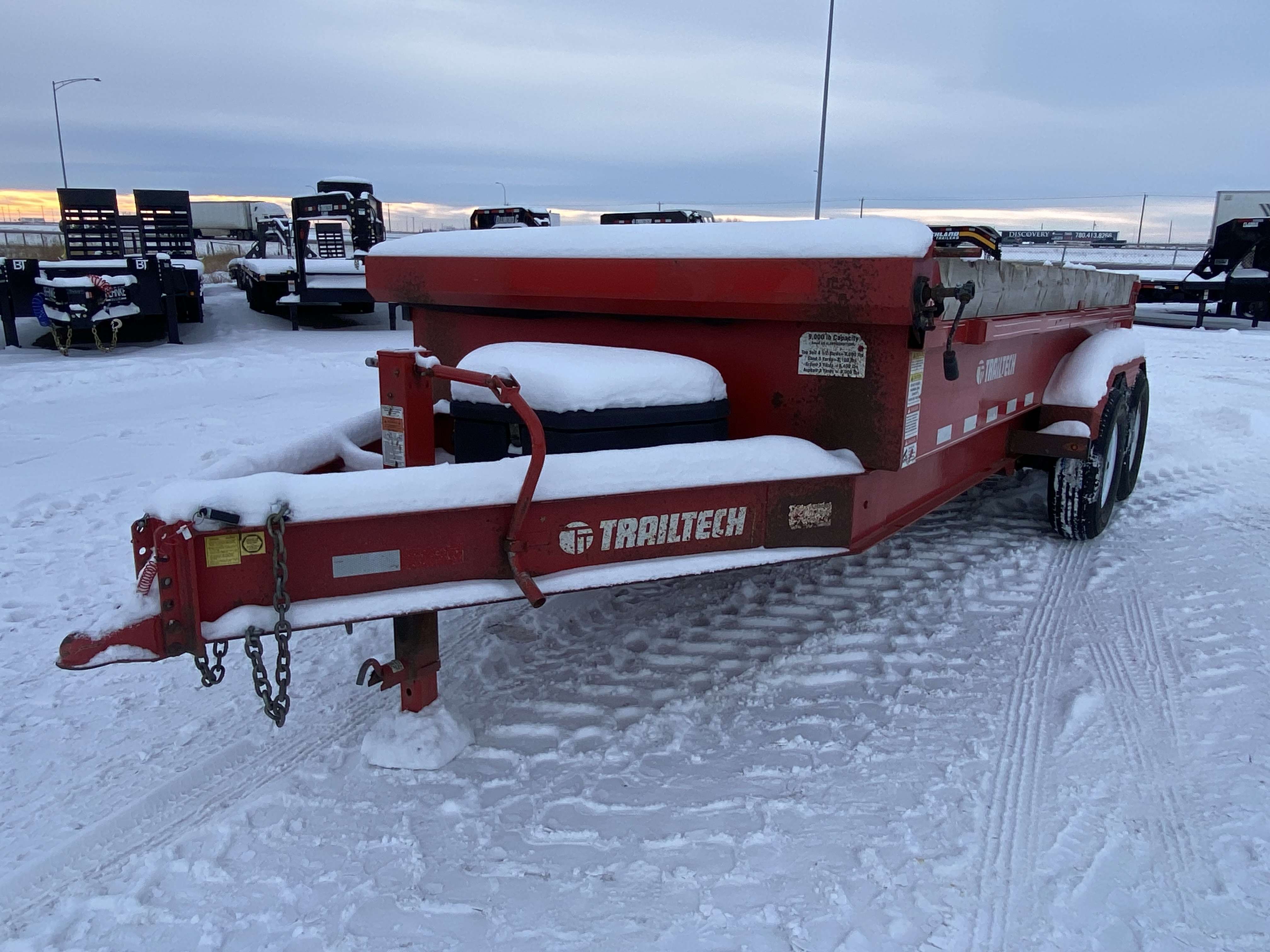 Used Trailtech 14' Dump Trailer