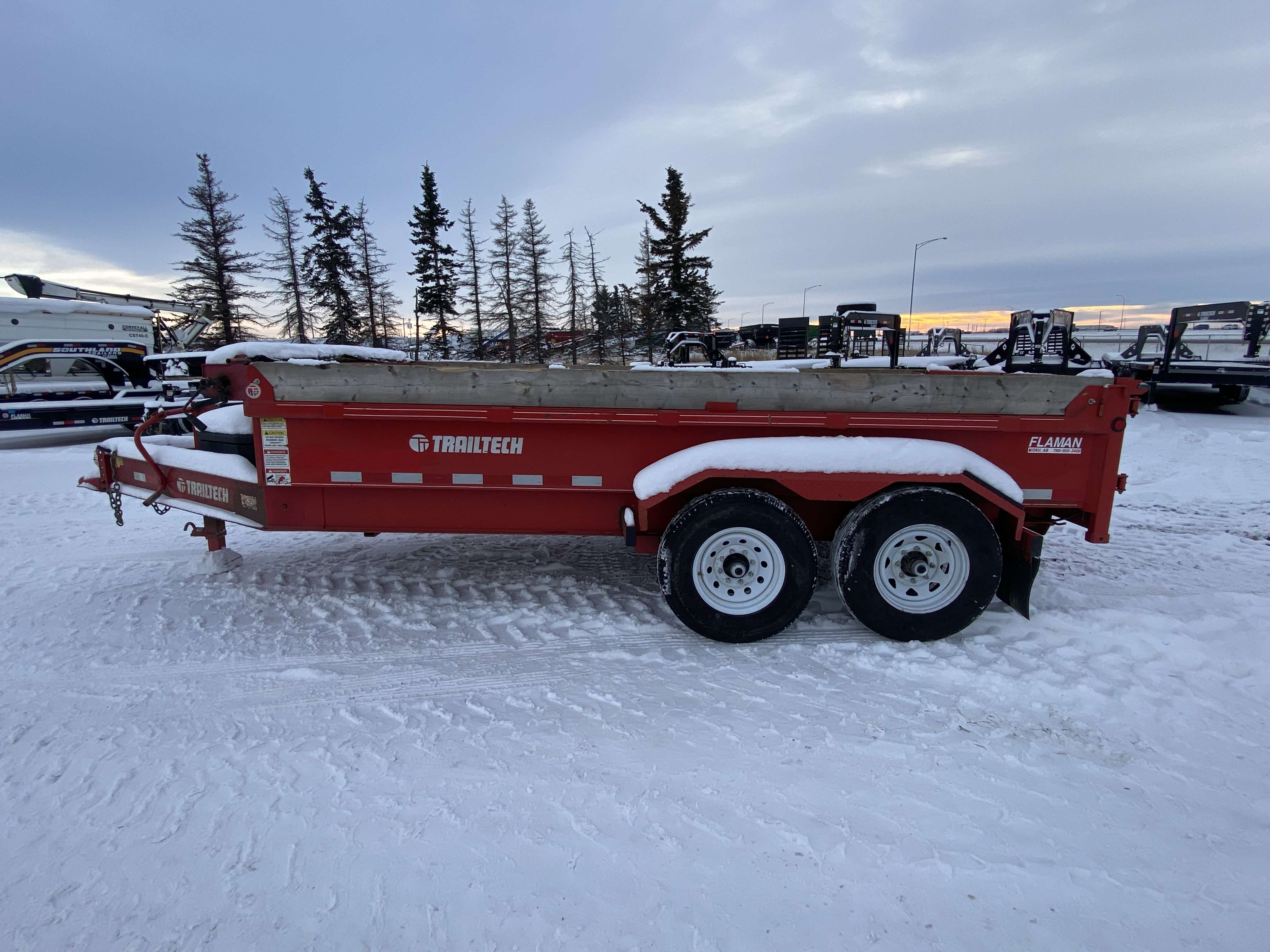 Used Trailtech 14' Dump Trailer