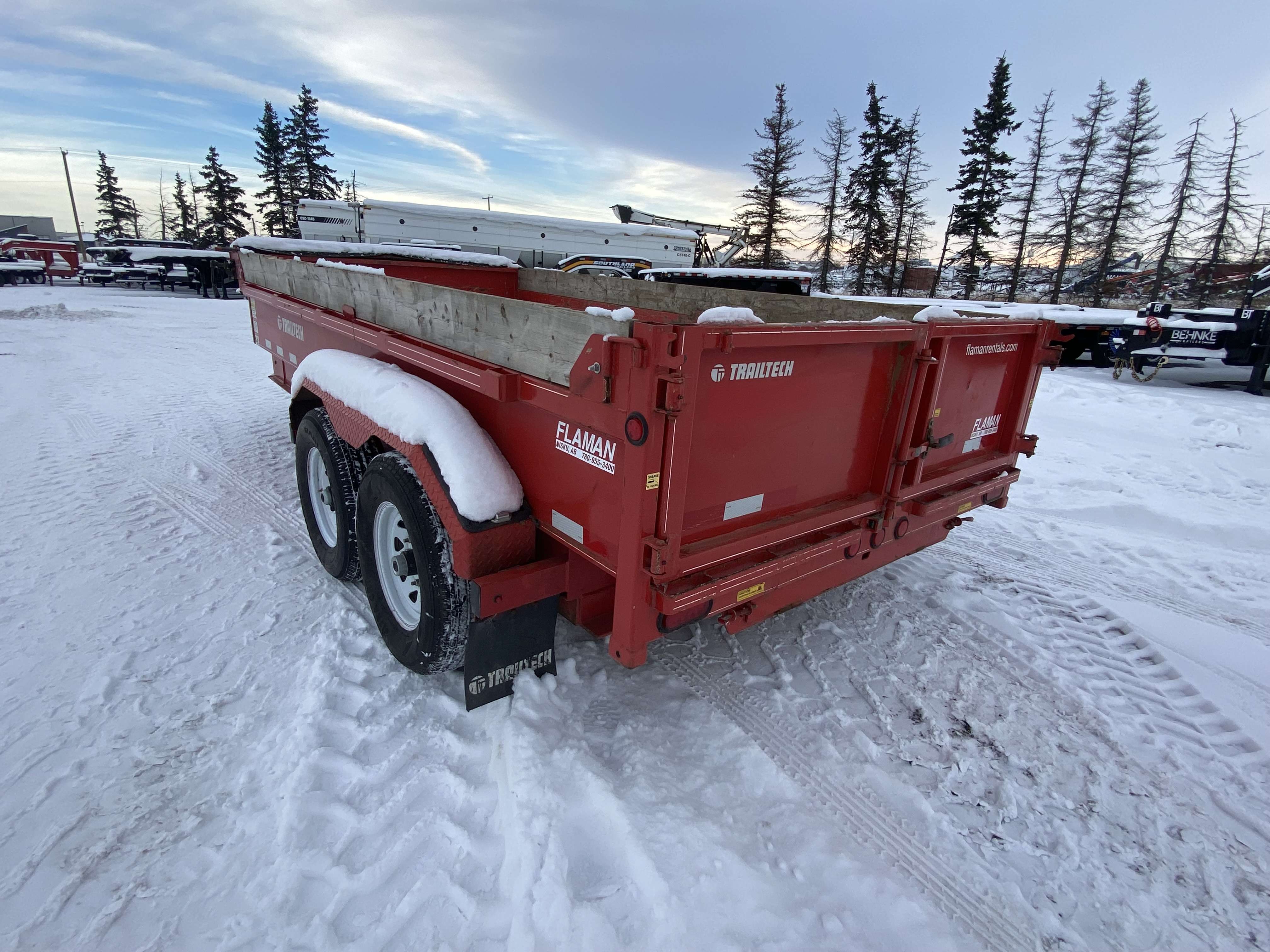 Used Trailtech 14' Dump Trailer