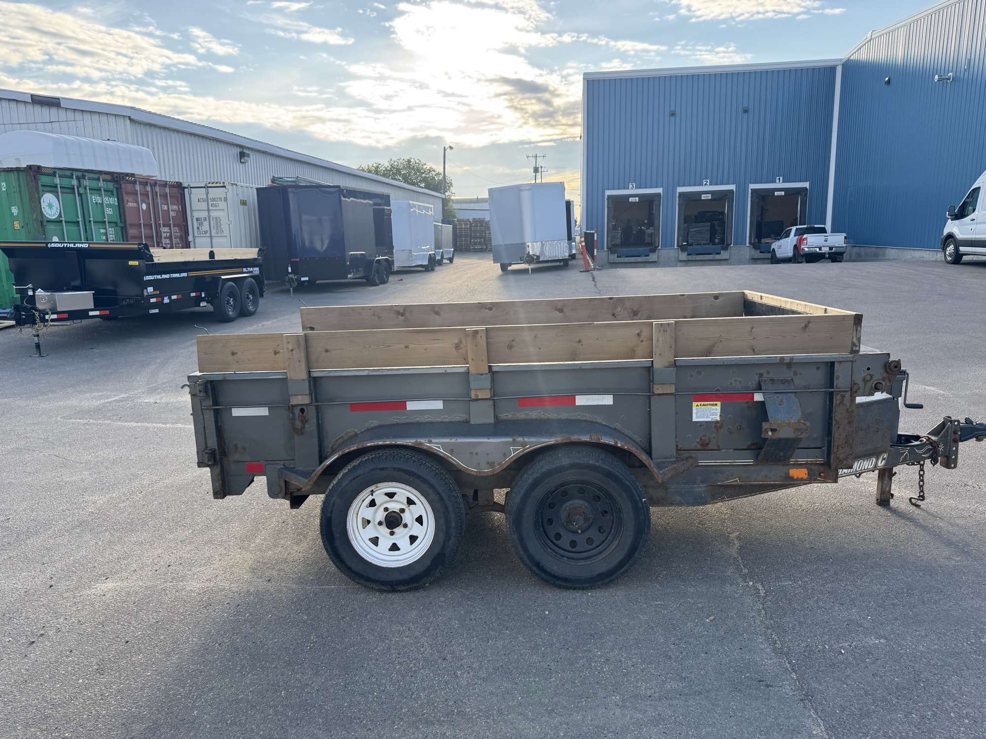 *Year End Clearout* Used 2016 Diamond C 5'x10' Dump Trailer
