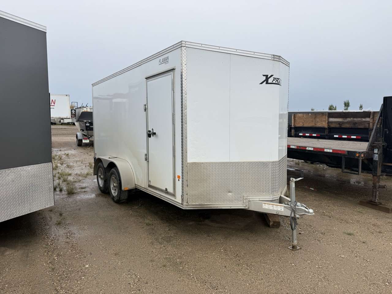 2019 ALCOM 2019 Alcom 7' x 14' + V-Nose Cargo Trailer
