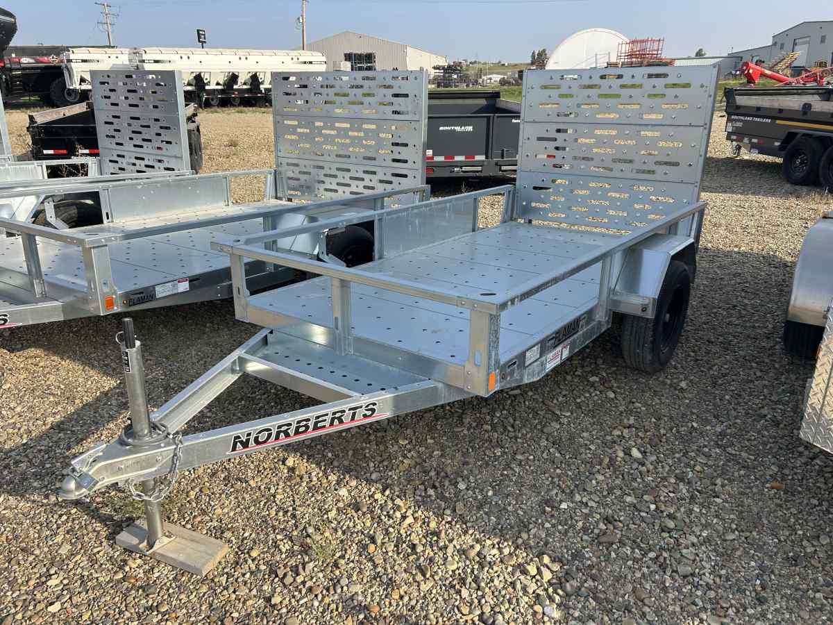 2024 Norbert 5' x 10' Galvanized Steel Utility Trailer