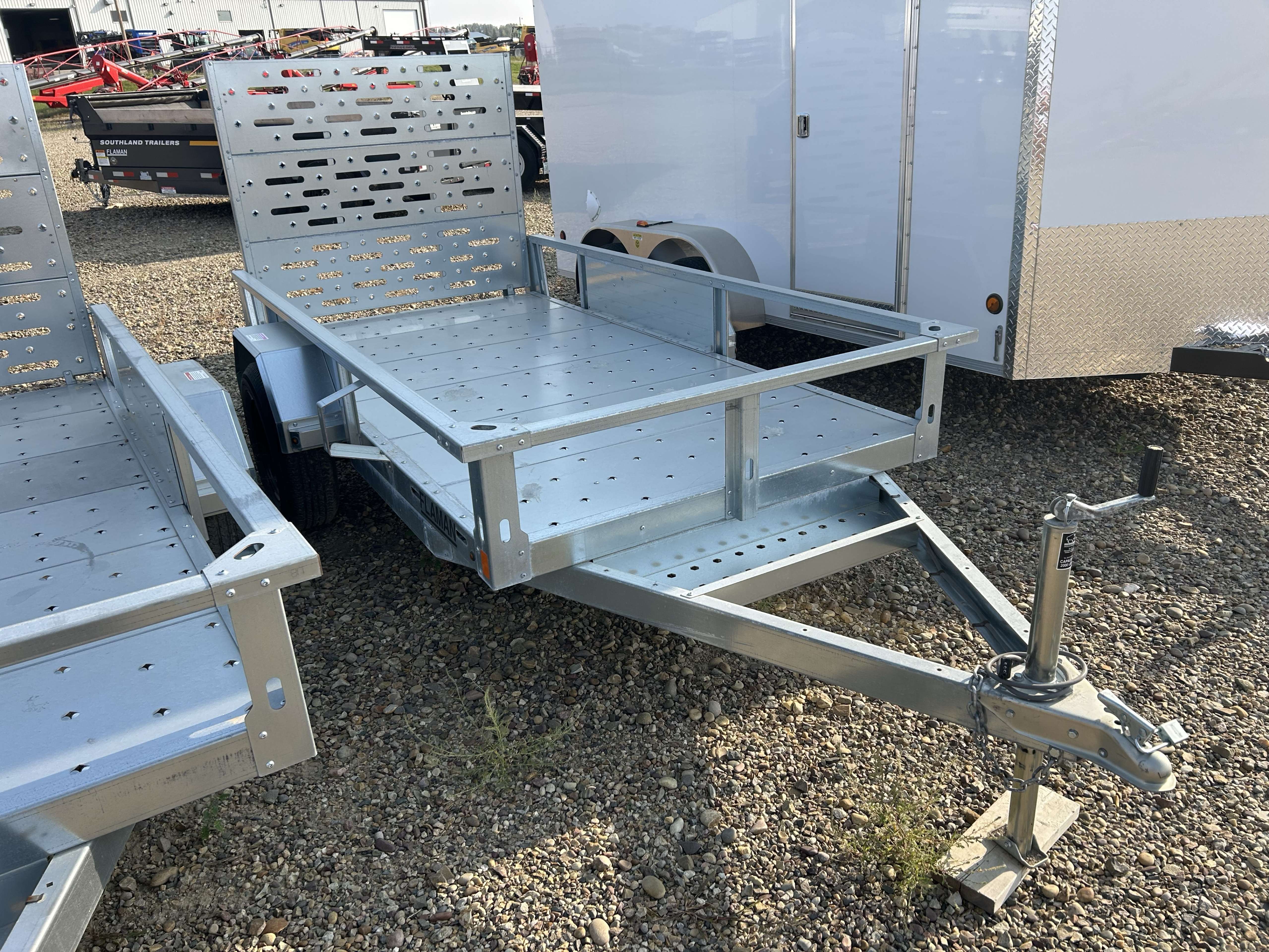 2024 Norbert UTB 5' x 10' Galvanized Steel Utility Trailer