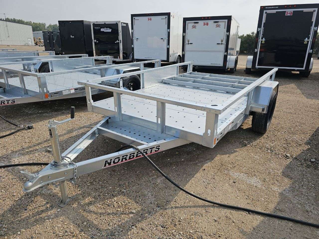 2024 Norbert UTB 6' x 10' Galvanized Steel Utility Trailer