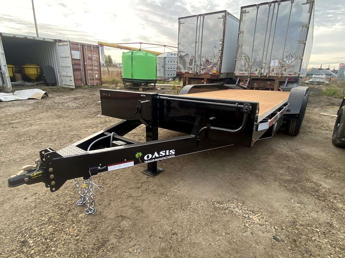 2024 Oasis 18'+2' Flat Deck Equipment Trailer