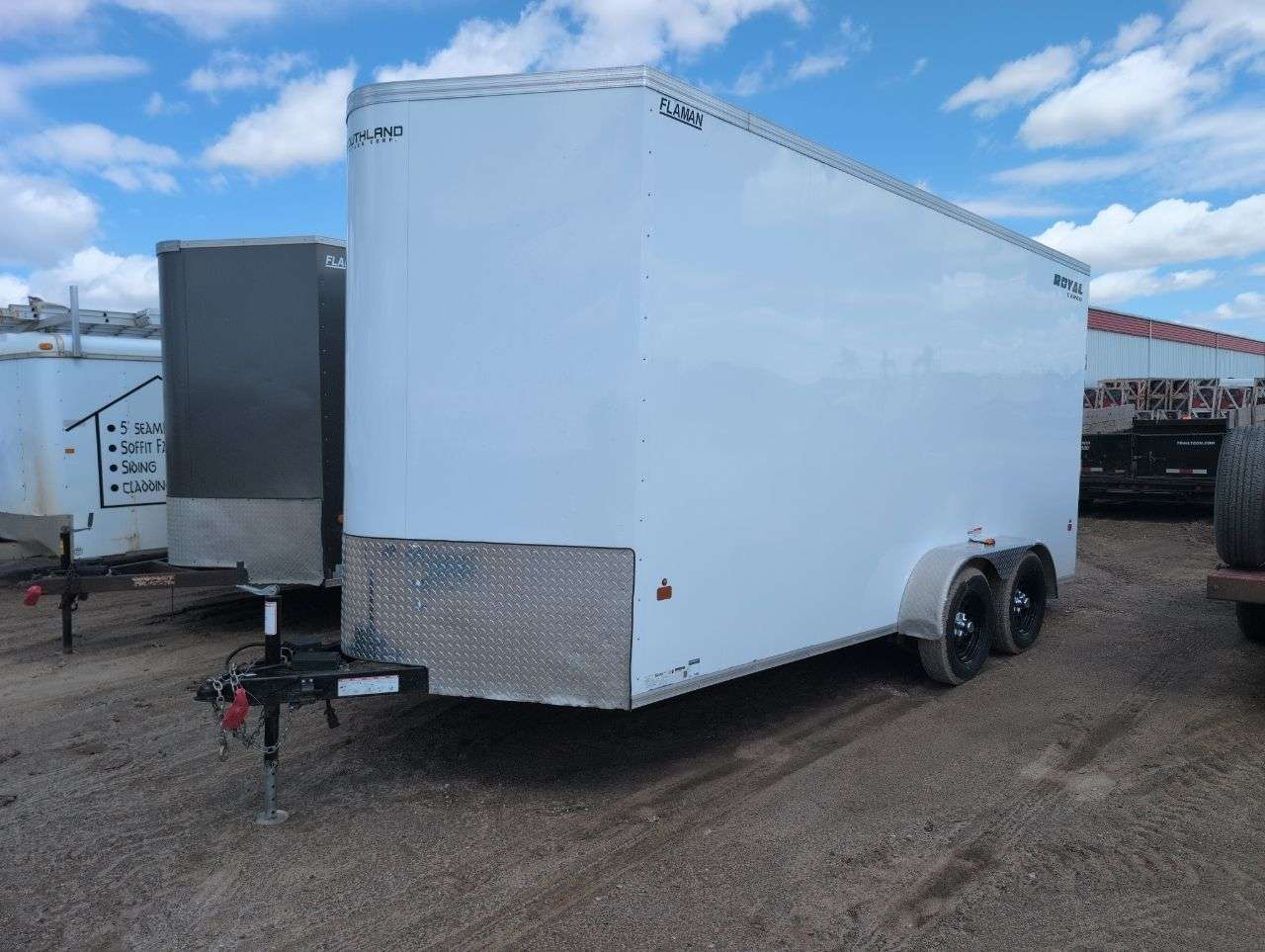 2024 Royal LCH 7 x 16 + V Nose Cargo Trailer