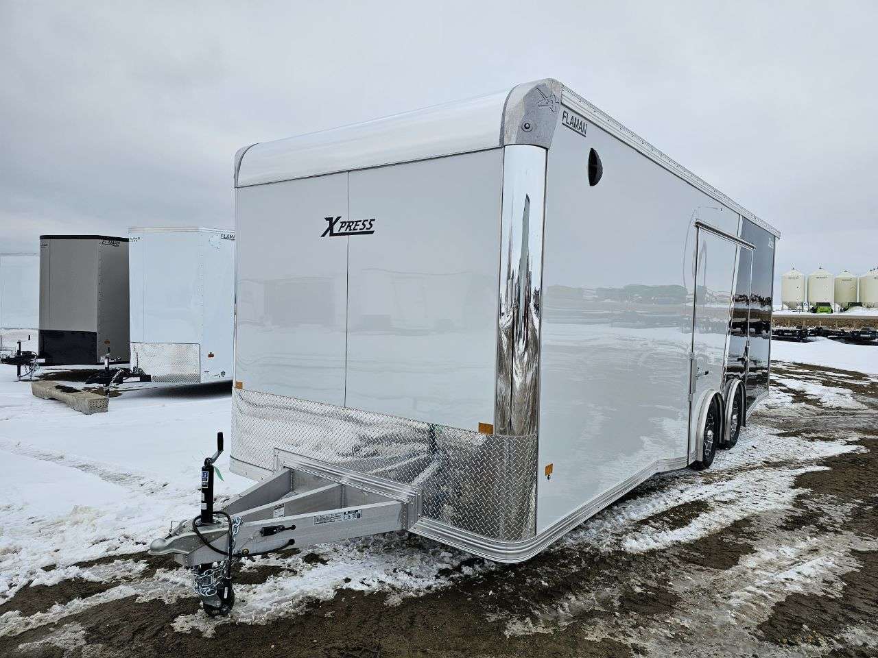2025 Alcom 8'6" x 24' Flat Front Car Hauler