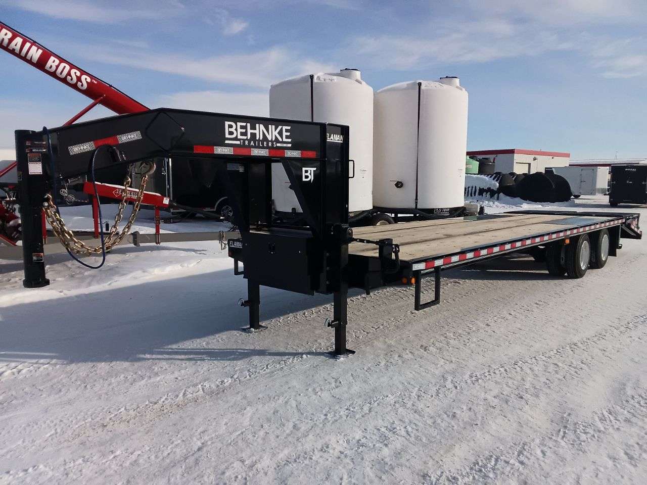 2025 Behnke FB 8'6" x 35' Gooseneck Flat Deck