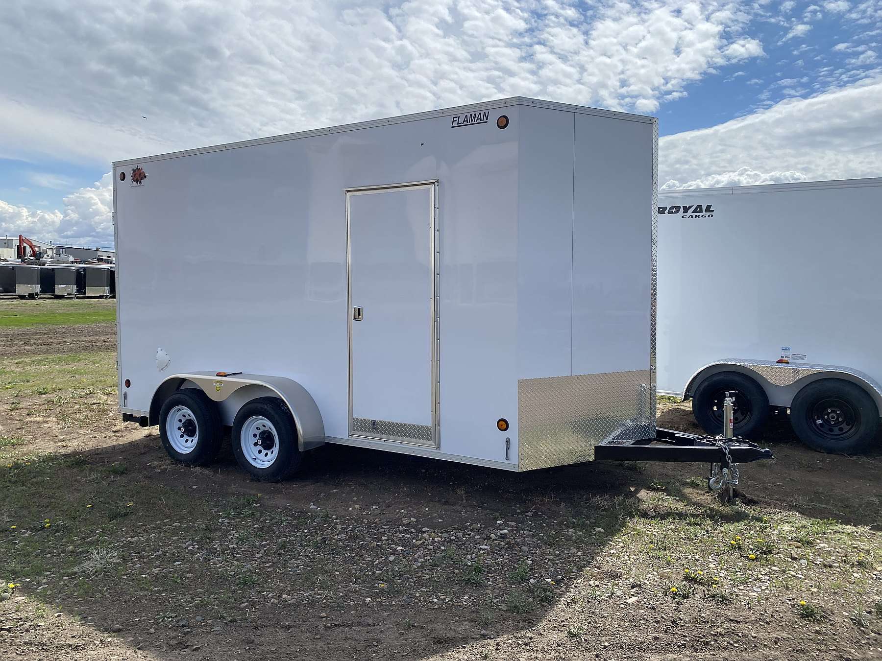 2025 CJay  7' x 14' Enclosed V-nose Cargo Trailer