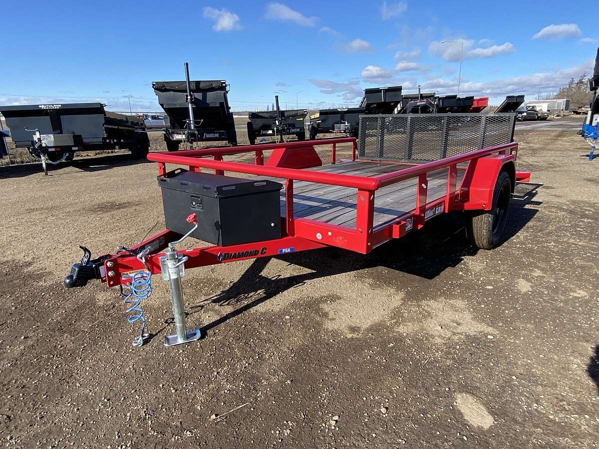 2025 Diamond C 10' Premium Utility Trailer